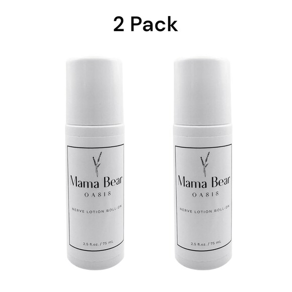 2 Pack Mama Bear Oasis Roll On Nerve Lotion Support 2.5 fl oz (75ml) Exp 11/2026 - Picture 1 of 13